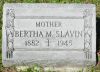 Gravestone - Bertha Gerlach Slavin
