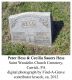 Headstone - Peter Hess & Cecilia Sauers Hess